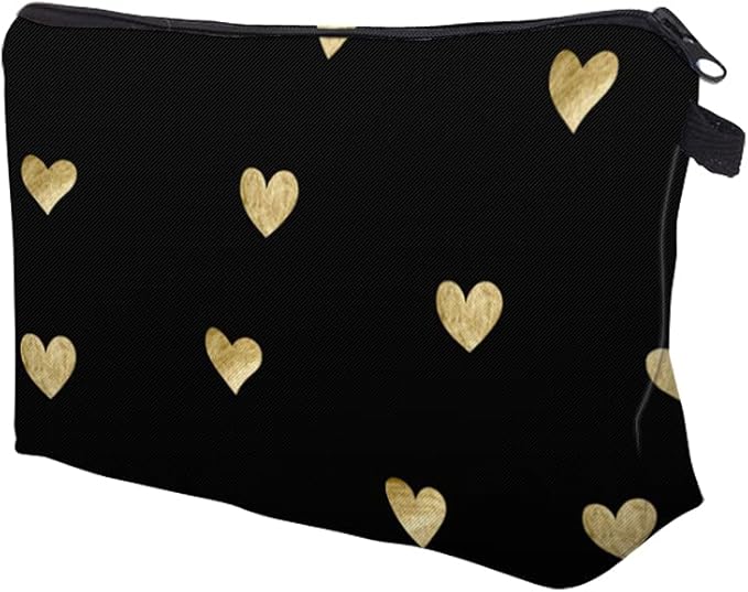 Deanfun Cosmetic Bag for Women Waterproof Cute Fashion Purse Makeup Bags Roomy Travel Toiletry Bag Accessories Organizer Gifts(51356)