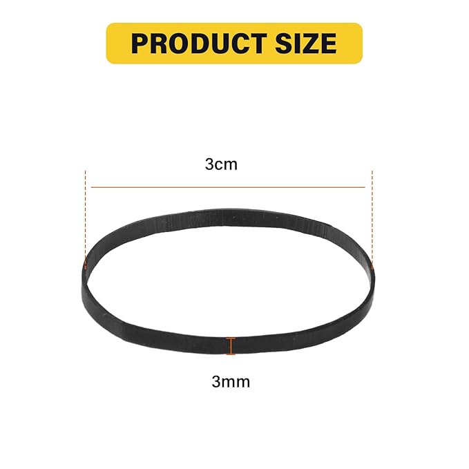 Eboot 500 Pcs 3 mm Black Elastic Hair Bands Mini Rubber Bands Small Hair Ties Ponytail Elastics Holders for Braids Hair