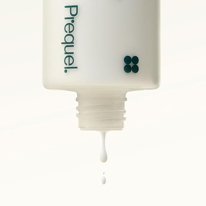 Prequel Skin Half and Half Fluid Moisturizer Face Cream. Lightweight Ceramide Peptide Lotion for All Skin Types, including Dry and Sensitive. Hydrating Facial Cream for Women and Men (Pack of 2)