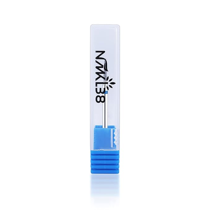 NMKL38 Needle Shaped Cuticle Cleaner Carbide Nail Drill File Bit for Electric Drill Machine Manicure Pedicure (1.6)