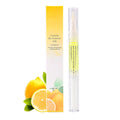 Yimart 4pcs 15 Smell Nail Nutritional Oil Pen Liquid,Nail Cuticle Oil Pen,Nail Oil,Anti-barb Nail Edge Nutritional Oil, Finger Edge Oil,Female Nail Care Tool (Lemon, 2ML)