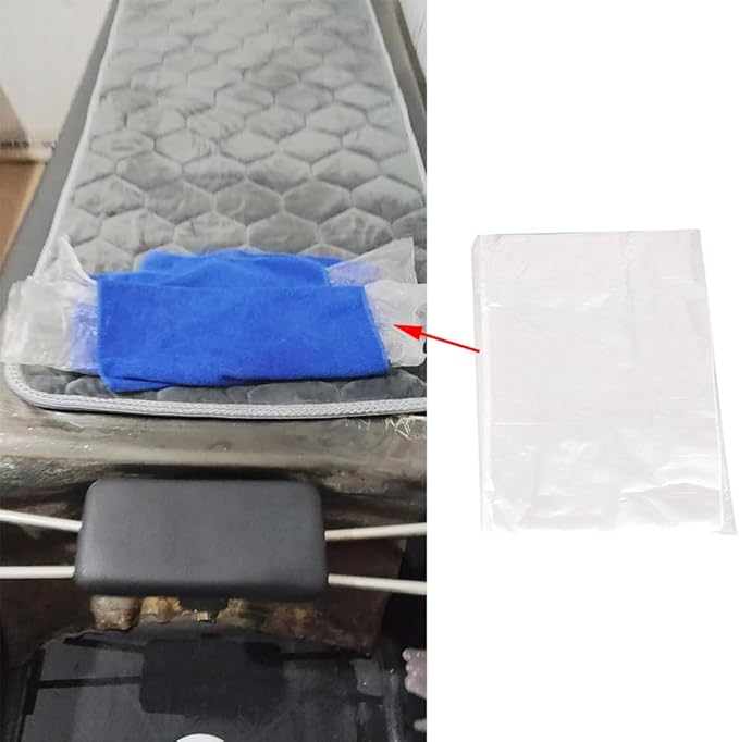 100 Pack Disposable Shampoo Capes Waterproof Hair Washing Shoulder Cover Cape for Bedridden Inflatable Shampoo Basin Portable Shampoo Bowl Salon Wash Sink Hair Wash Tub Shampoo Bed
