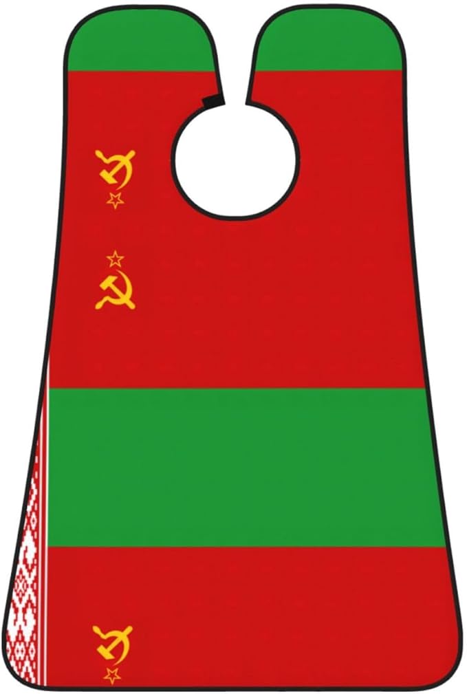 Flag Of Bangladesh Print Beard Bib Shaving Apron, Beard Hair Trimming Cape Gift For Dad