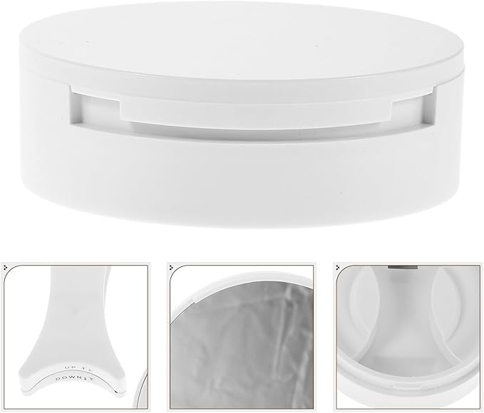 Eyelash Organizer Box with Clip and Mirror Empty False Eyelash Storage Case for Travel for Women