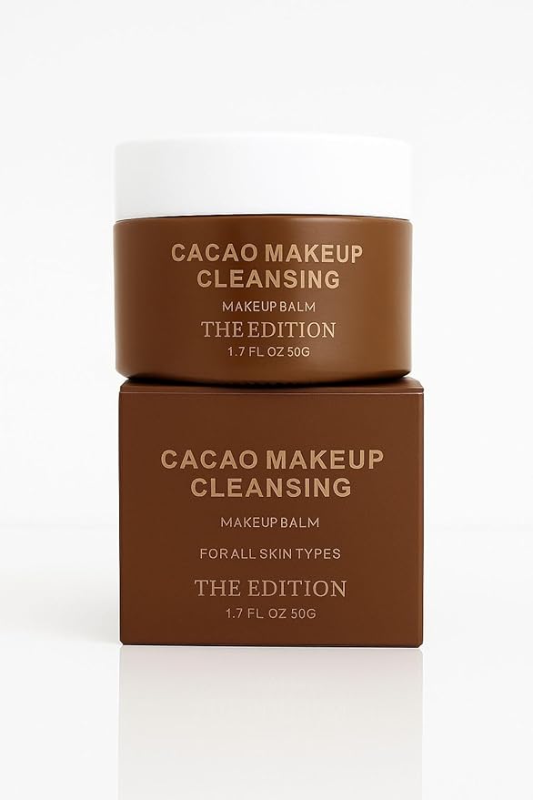 The Edition CACAO, Makeup Balm, Face Cleanser, Makeup Remover & Cleansing Balm – Gentle Face Makeup Cleanser for Waterproof Makeup, Hydrating Skincare for All Skin Types, 50g (CACAO)