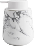 soap Dispenser Ceramic foaming soap Dispenser with Easy-to-Press Pump for Bathroom 12 oz refillable Liquid Hand soap Dispenser for Hand sanitizers, lotions