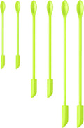 Silicone Spatula Set (6Pcs) - Mini Scraper Tool for Beauty & Food - Reach Every Last Drop, Multi-Size Spatulas for Makeup Jars, Lotion Bottles & Kitchen Containers