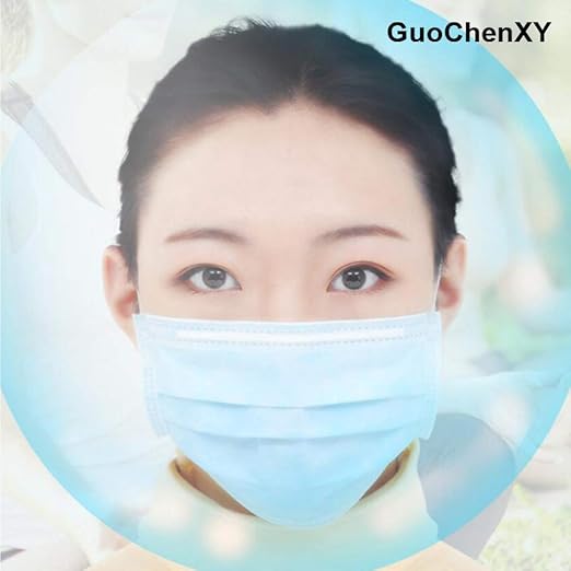 50Pcs Disposable Filter Mask 3 Ply Earloop Face Masks