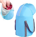 Collapsible Bucket for Soaking Feet,Portable Travel Foot Bath Tub,Fully Wrapped Knee Fumigation Foot Soaking Bath Basin,Foot Spa Bag for Outdoor Travel Camping Fishing (Blue)