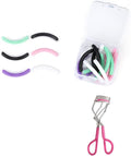 Eyelash Curler Refills Compatible with Tweezerman,Eyelash Curler Refills for Tweezerman,Silicone Lash Curler Refill Pads 24PCS (Colorful)