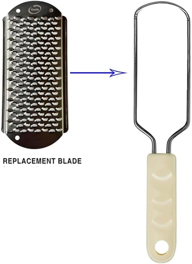 Vanfa Replacement Blades #79018 for Pedicure Foot File Scrubber Callus Remover (Pack of 25)