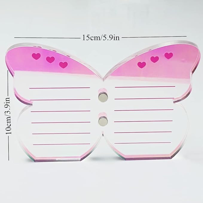 Grafting False Eyelash Acrylic Extension Pallet, Eyelash Extension Tweezers Plate Pad Makeup Palette Individual Training Tools Butterfly-shaped (Dazzling(5.9x3.9inch))