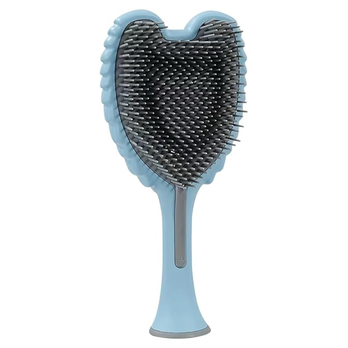 Tangle Angel Detangling Hair Brush for Women - Anti-Static Angel Wing Hair Brush for Wet&Dry Hair - Flexible Bristles Detangler Brush for Straight, Wavy&Curly Hair - Ideal Gift for Women -Pink&Gray