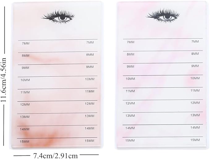 5 Layers Acrylic Eyelash Storage Box, Makeup Eyelashes Extension Close-Packed Display with 5 Pallets, Grafting False Eyelashes Glue Pallet Holder Display Organizer (5 Layer Marble Pink)