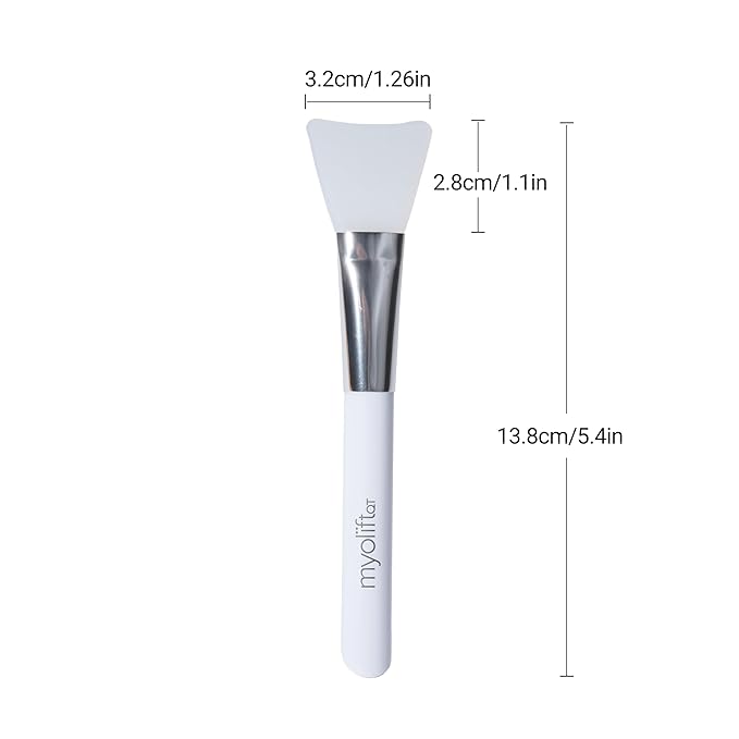 MyoLift 7eWellness Applicator Silicon Brush - Mask applicator for Facial Skincare, Reusable brush for Anti Aging mask, Soft & Durable Face Mask Applicator for gels, DIY masks,easy-to-clean (3)
