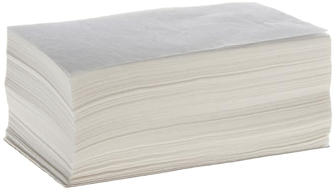 Diane by Fromm Jumbo End Wraps – Pack of 1000 Wraps for Styling Hair in Salon or at Home – Large – 2.5” x 4” – White – D8327