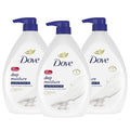 Dove Body Wash with Pump with Skin Natural Nourishers for Instantly Soft Skin and Lasting Nourishment Deep Moisture Cleanser That Effectively Washes Away Bacteria While Nourishing Your Skin 34 oz 3 Count
