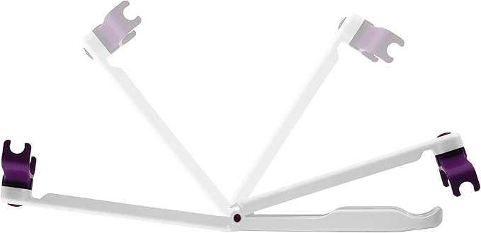 KMINA Lotion Applicator for Back Self Elderly, Foldable and Long, Includes Accessory Kit, Long Handled Sponge, Made in Europe