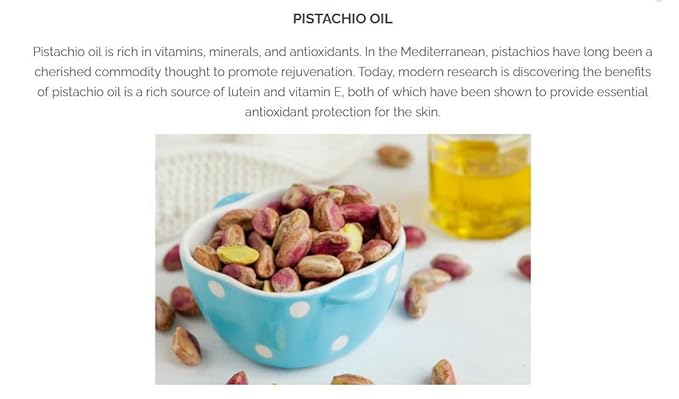 Pistaché Skincare Pistachio Oil Body Polish with Ground Pistachio Shells | Exfoliating Scrub | Hydrating & Moisturizing with Vitamin E & Antioxidants, 8 oz