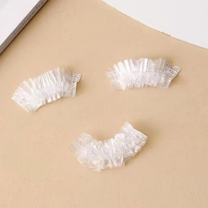 300 Pieces Disposable Ear Covers For Shower, Plastic Ear Covers, Ear Cover For Hair Dye, Ear Cover For Swimming, Shower Ear Plugs, Suitable For Hair Colouring, Showering And Swimming