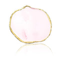 Nail Art Palette, 1 Pcs Resin Nail Plates for Nail Art Gilded Edge Nail Polish Palette Small Nail Polish Mixing Plate Makeup Display Board for DIY Nail Art Design