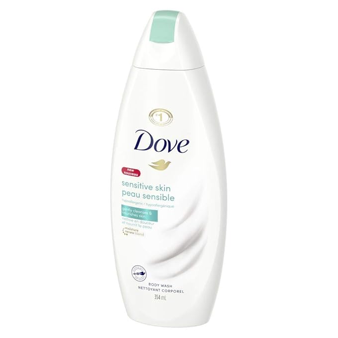 Dove Body Wash, Sensitive Skin, 12 oz