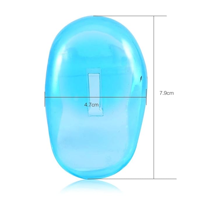Ear Covers For Hair Dryer, 2pcs Ear Covers For Hair Dye, Shield Anti Staining Plastic Guard Protects Earmuffs From The Dye