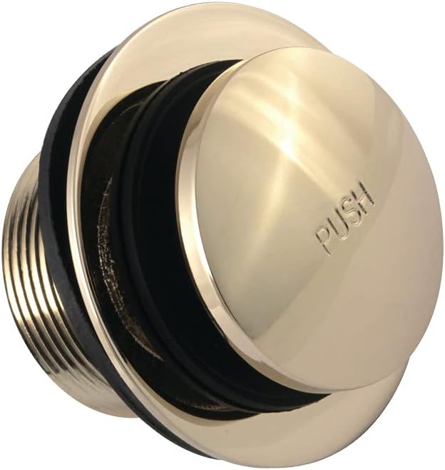 Kingston Brass DTT202 Tip-Toe Tub Drain, Polished Brass