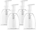 Bar5F 4-Pack Foaming Soap Dispenser Pump Bottle for Dr. Bronner's Castile Liquid Soap 8.5-Ounce