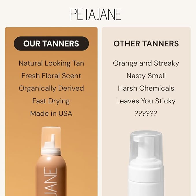 Peta Jane Medium Tanning Mist, 7 Fl Oz, Pack of 2