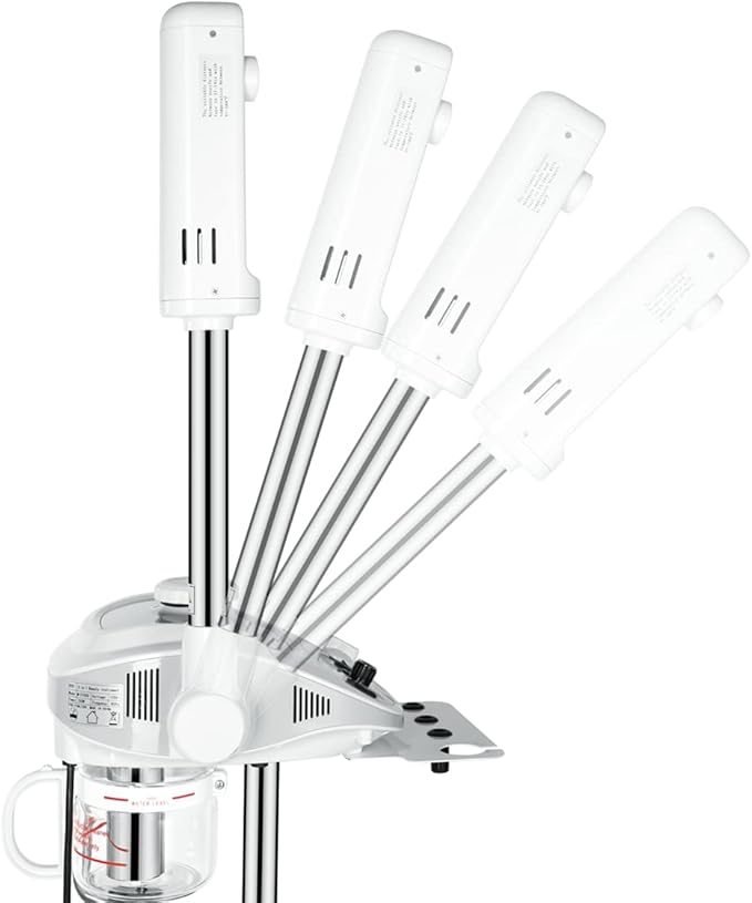 Professional Facial Steamer Machine & Mag Lamp & High Frequency Skin Care 3 in 1