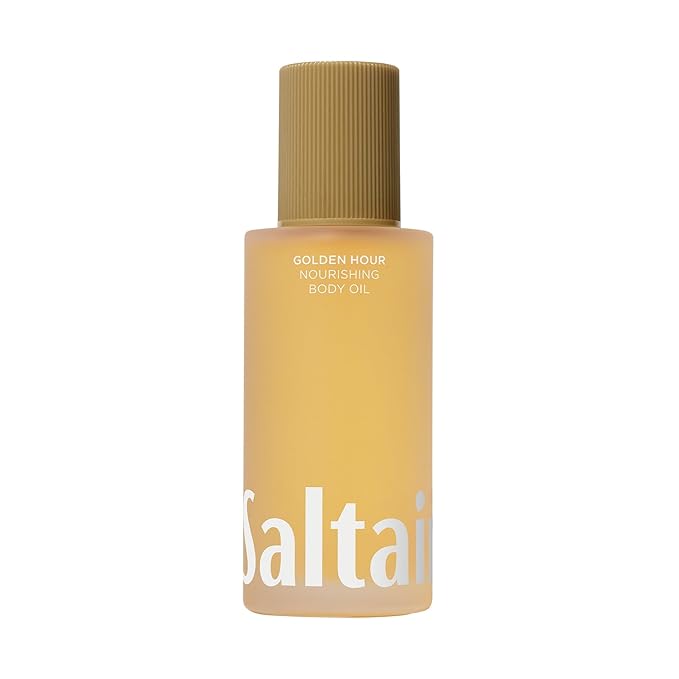 Saltair Body Oil – Silky After Shower and Bath Dry Oil for Women and Men – Non-Greasy, Well-Absorbing Moisturizer for Hydrating Dry Skin – Golden Hour Scent, 4oz