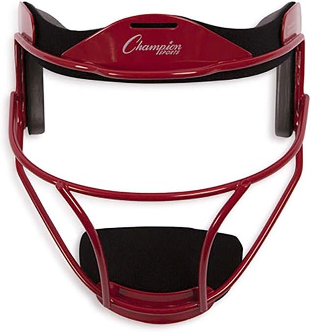 Champion Sports Steel Softball Face Mask – Durable Fielder’s Mask for Youth & Adults, Multiple Colors for Practice & Games