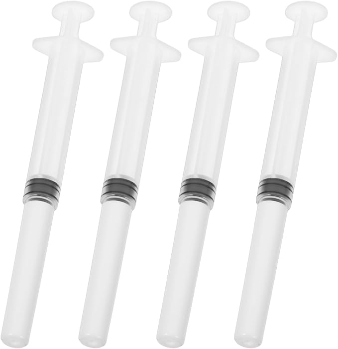 20Pcs Disposable Rectum Injector Applicator Transparent White Health Tool for Smooth and Painless Application Gel 4.72 inches