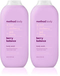 Method Body Wash, Berry Balance, Paraben and Phthalate Free, 18 oz (Pack of 2)