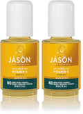 JASON Vitamin E 14,000 IU Moisturizing Oil, For Nourishing Dry Spots, 1 Fluid Ounces (Pack of 2)