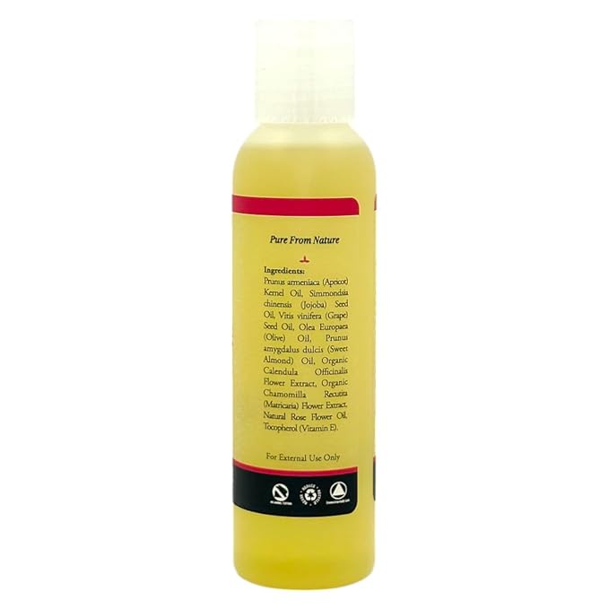 Plantlife Himalayan Rose Body Oil - Moisturizing Natural Body Oil for All Skin Types - Nourishing Dry Skin and Making It Feel Soft and Silky for Women & Men - Bath, Body & Massage Oil - 4oz
