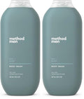 Method Men Body Wash, Sea + Surf, Paraben and Phthalate Free, 18 fl oz (Pack of 2)