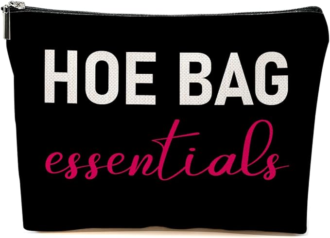 Funny Gifts for Women Friends Hostess Gift Ideas Cool Gifts for Women Girls Ideas Gag Gift Girls Weekend Overnight Fun Makeup Travel Toiletry Bag Large Capacity Canvas Makeup Zipper Pouch Cosmetic Bag