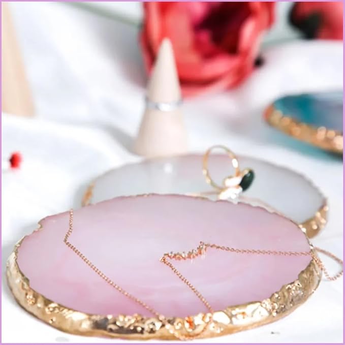 24 Pieces Nail Art Tools Kit Resin Nail Art Palette Acrylic Silicone Engraving Pen Dotting Pen Mixing Palette Detail Brushes Tools for Nail Art DIY Home Salon Makeup Display (Pink)