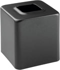 mDesign Metal Square Tissue Box Cover, Modern Facial Paper Holder, Accessories for Bathroom Vanity Countertop, Bedroom Dresser, Night Stand, Desk, Office, End Table, Unity Collection - 2 Pack - Chrome