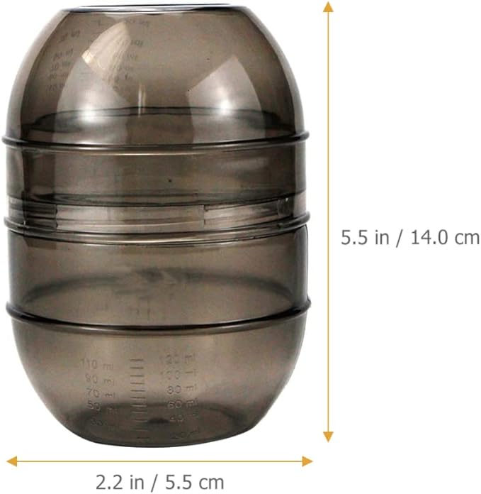 Hair Dye Color Cup with Double Measuring Scale - Hair Color Mixing Bowl for Precise Salon and Home Use - Dye Shaker Mixer for Even Blending
