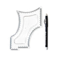 The Cut Buddy Original Shaping Tool, Clear Beard and Hairline Template with Bonus Tracer Pencil, As Seen on Shark Tank
