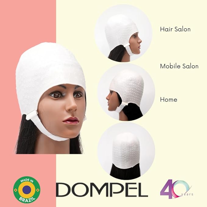 Dompel Silicone Highlight Hair Cap | Reusable Professional Silicone Cap | Special for Hair Dyeing | Model 233 CA (2)
