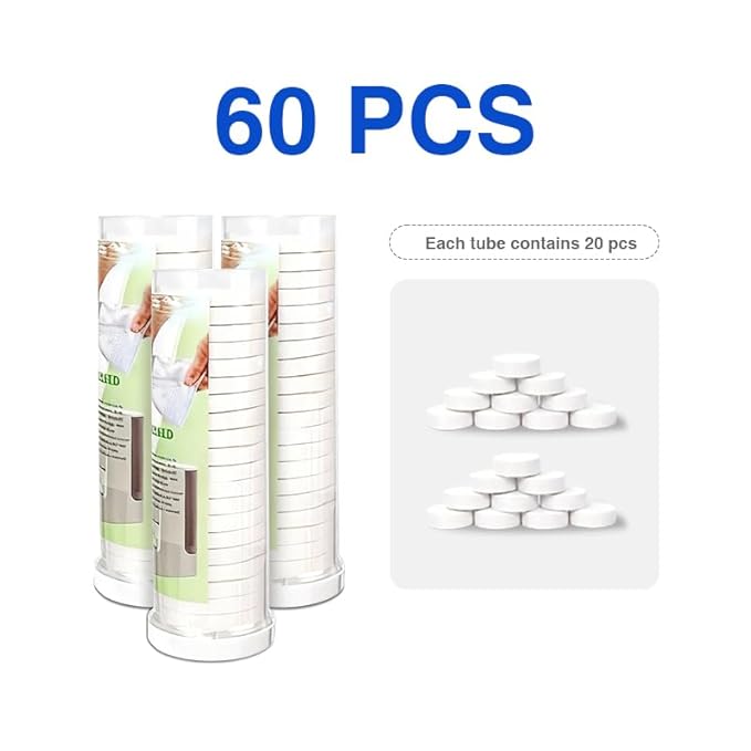 Towel Refills for Hot Face Towel Heater Machine, White, 60 Count, 20pcs per Roll