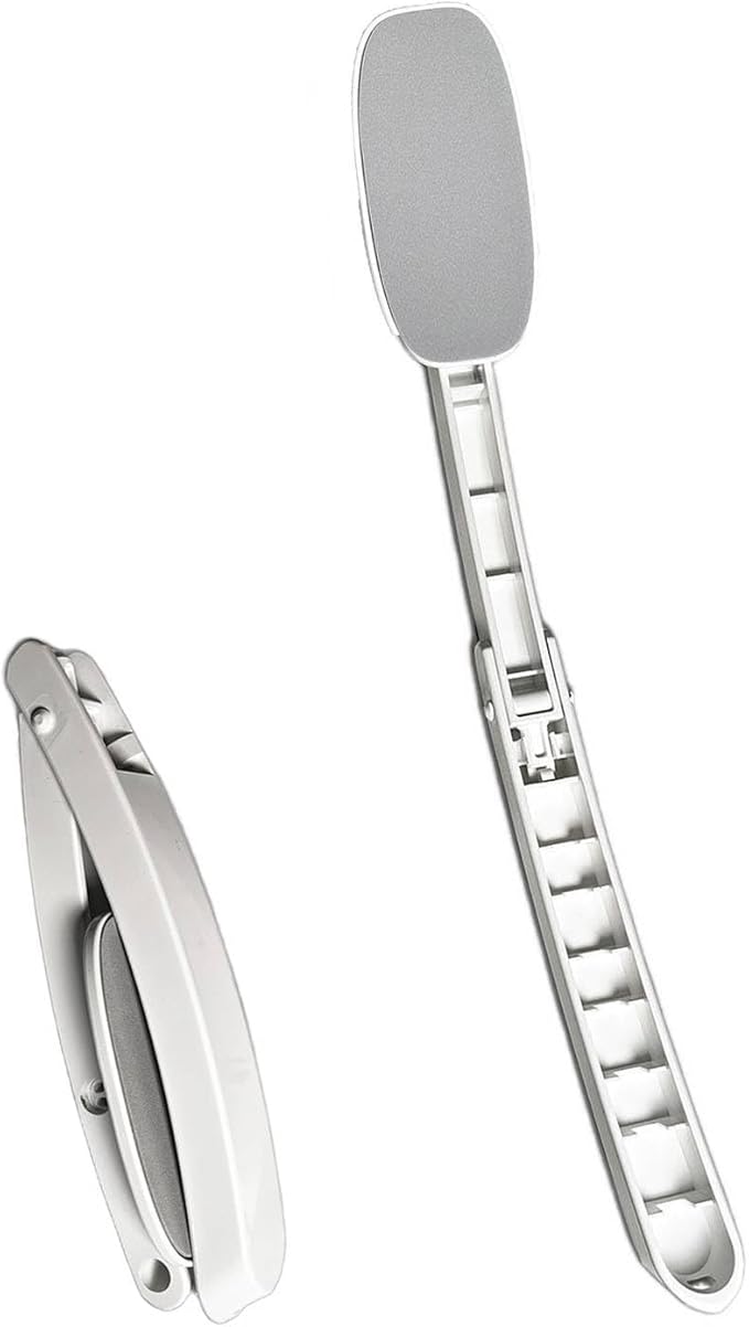 Back Cream Aid,Cream Applicator for The Back,Foldable Lotion Applicator with Long Handle,Cream Aid for Back Sun Cream, Self Tanning Back Applicator (Gray)