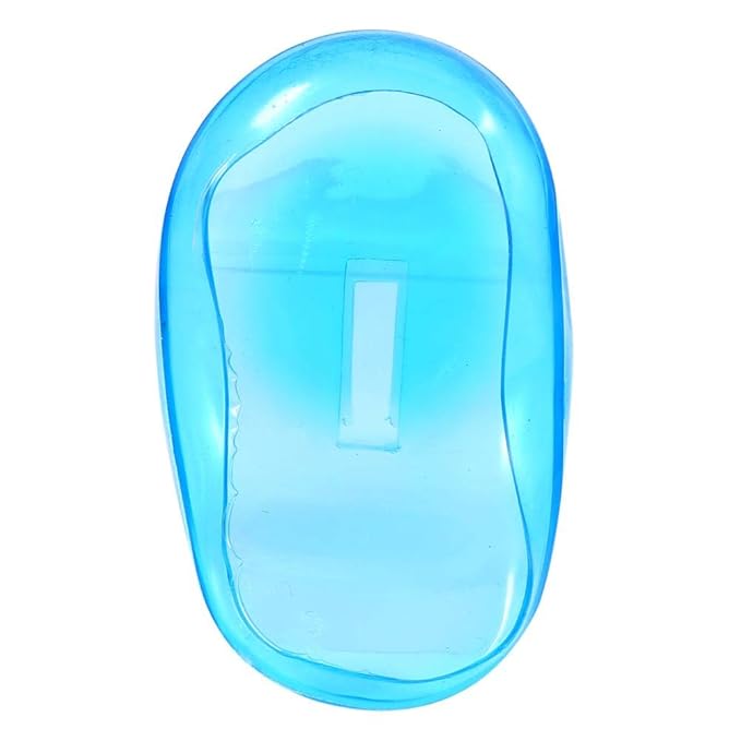 Ear Covers For Hair Dryer, 2pcs Ear Covers For Hair Dye, Shield Anti Staining Plastic Guard Protects Earmuffs From The Dye