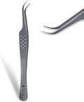 Stacy Lash STL-10 Curved Eyelash Extension Tweezers/Eyelashes Separator Tool/Supplies for Isolation Individual False Lashes & Classic Extensions/Precision Application Tools/Beauty Accessories