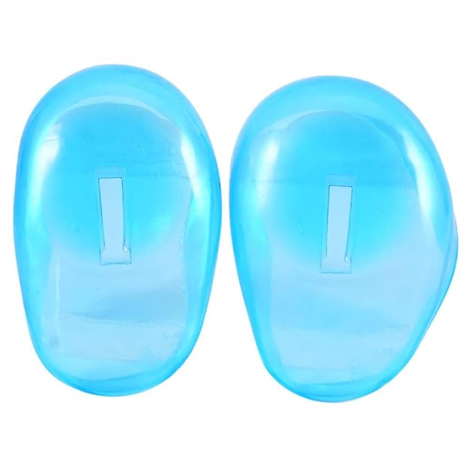 Ear Covers For Hair Dryer, 2pcs Ear Covers For Hair Dye, Shield Anti Staining Plastic Guard Protects Earmuffs From The Dye