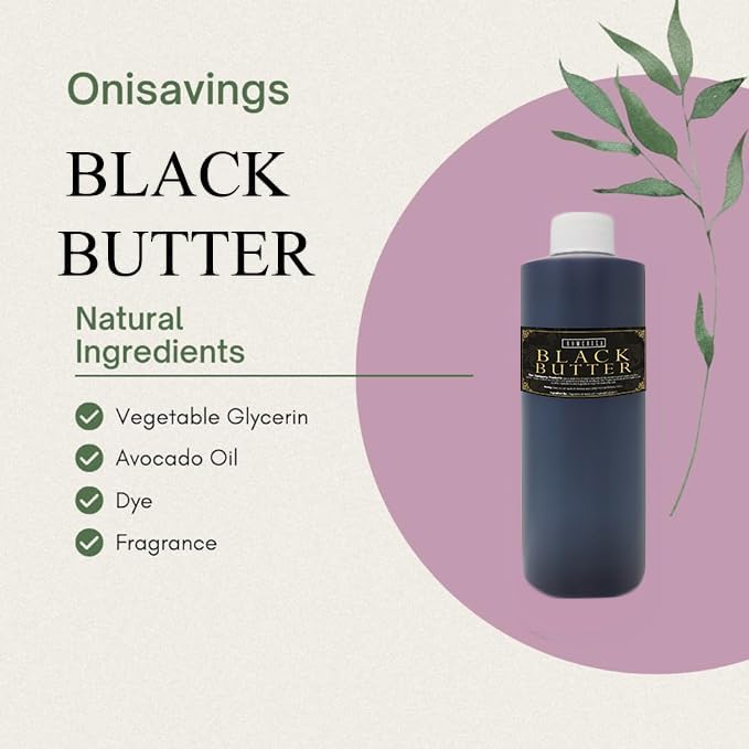 Perfume Black Butter Body Oil Scented Fragrance - Black Butter Oil Fragrance for Men - Body Long Lasting Perfume Oil - Uncut Scented Body Oil - 10 Oz (Pack of 1)